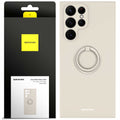 Spacecase Silicone Ring Galaxy S22 Ultra bone