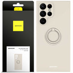 Spacecase Silicone Ring Galaxy S22 Ultra bone