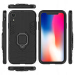Spacecase X-Ring iPhone XR czarny