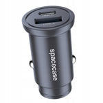 Spacecase Car Charger 30W Dual Port C30AC-11 black