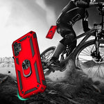 Spacecase Ring NX Galaxy A13 4G czerwony
