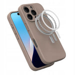 Spacecase Silicone Mag iPhone 16 Pro brown