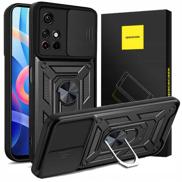 Spacecase Camring Poco M4 Pro 5G black