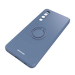 Spacecase Silicone Ring Huawei P30 blue