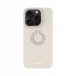 Spacecase Silicone Ring iPhone 15 Pro bone