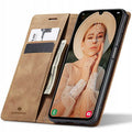 Spacecase Wallet Galaxy A55 5G light brown