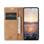 Spacecase Wallet Galaxy A54 5G light brown