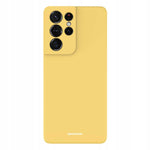 Spacecase Silicone Case Galaxy S21 Ultra yellow