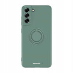 Spacecase Silicone Ring Galaxy S21 FE dark green