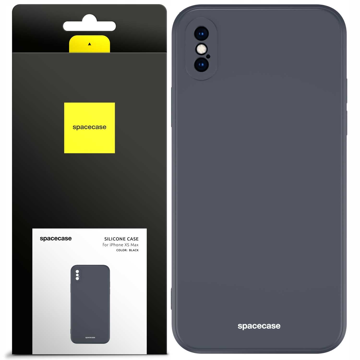 Spacecase Silicone Case iPhone XS Max black