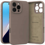 Spacecase Silicone Mag iPhone 16 Pro Max brown