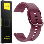 Spacecase Silicone Band 22mm dark red