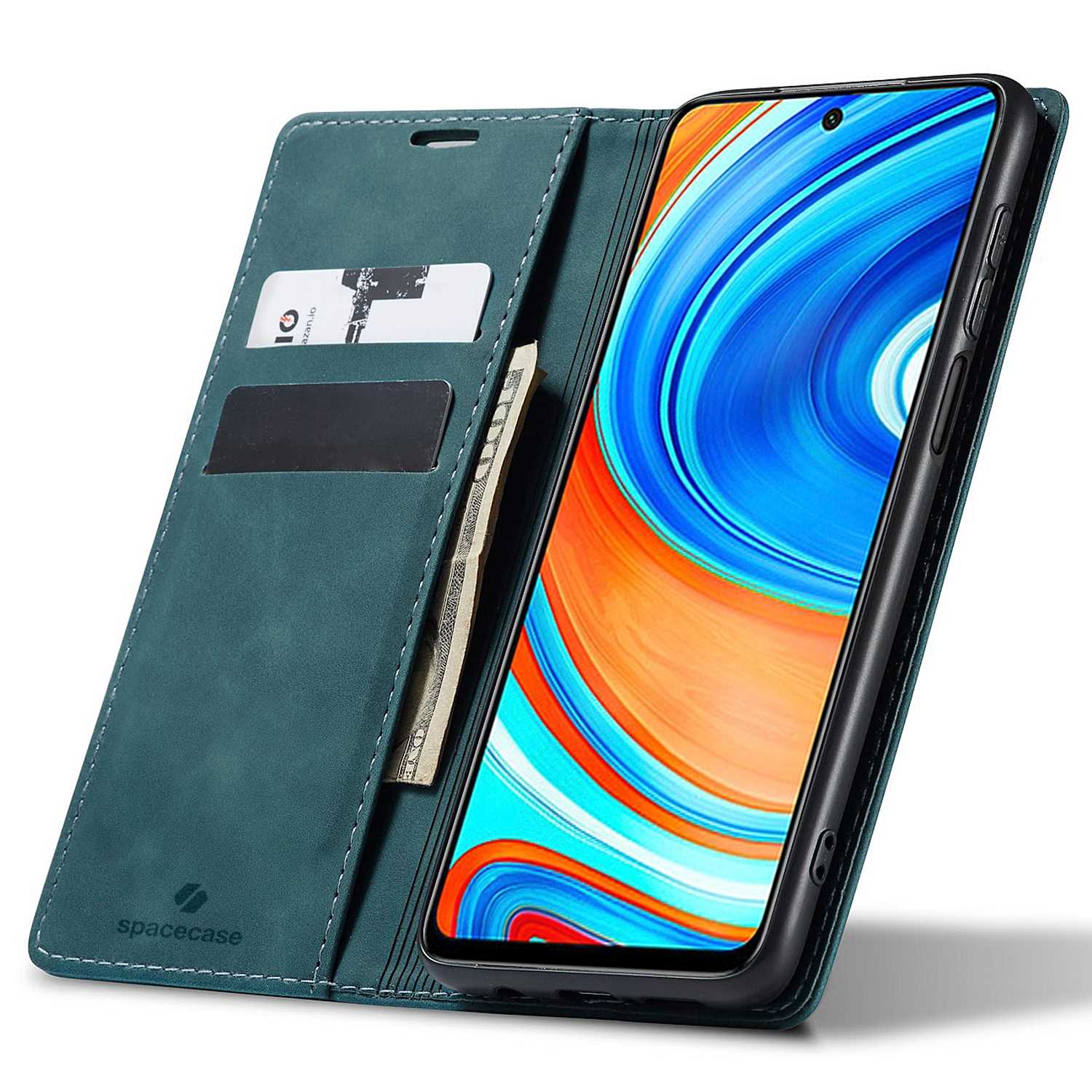 Spacecase Wallet Redmi Note 9S/9 Pro blue