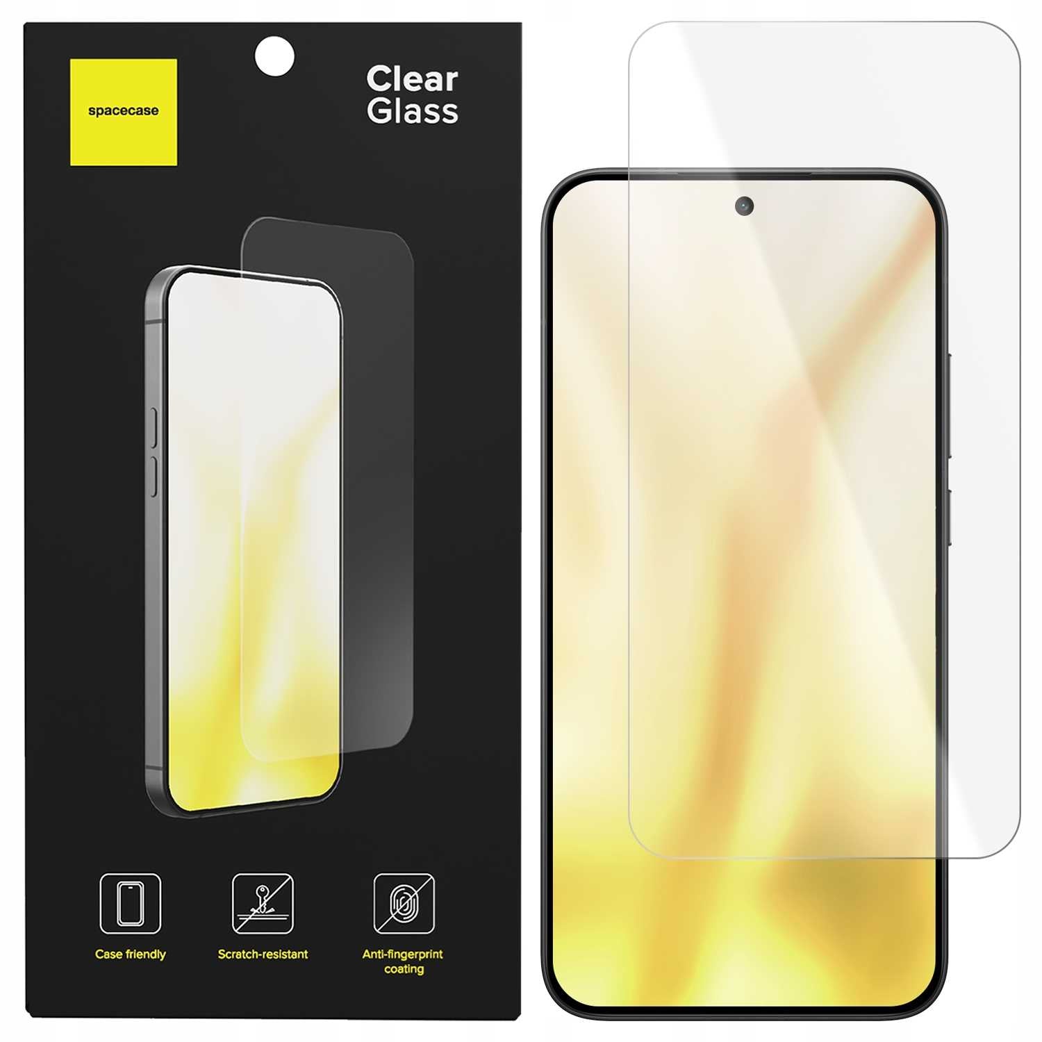 Spacecase Glass Clear 2.5D Poco F7 5G / RM Note 15 Pro 5G