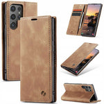 Spacecase Wallet Galaxy S24 Ultra light brown