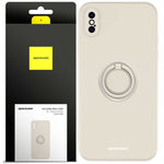 Spacecase Silicone Ring iPhone XS Max bone