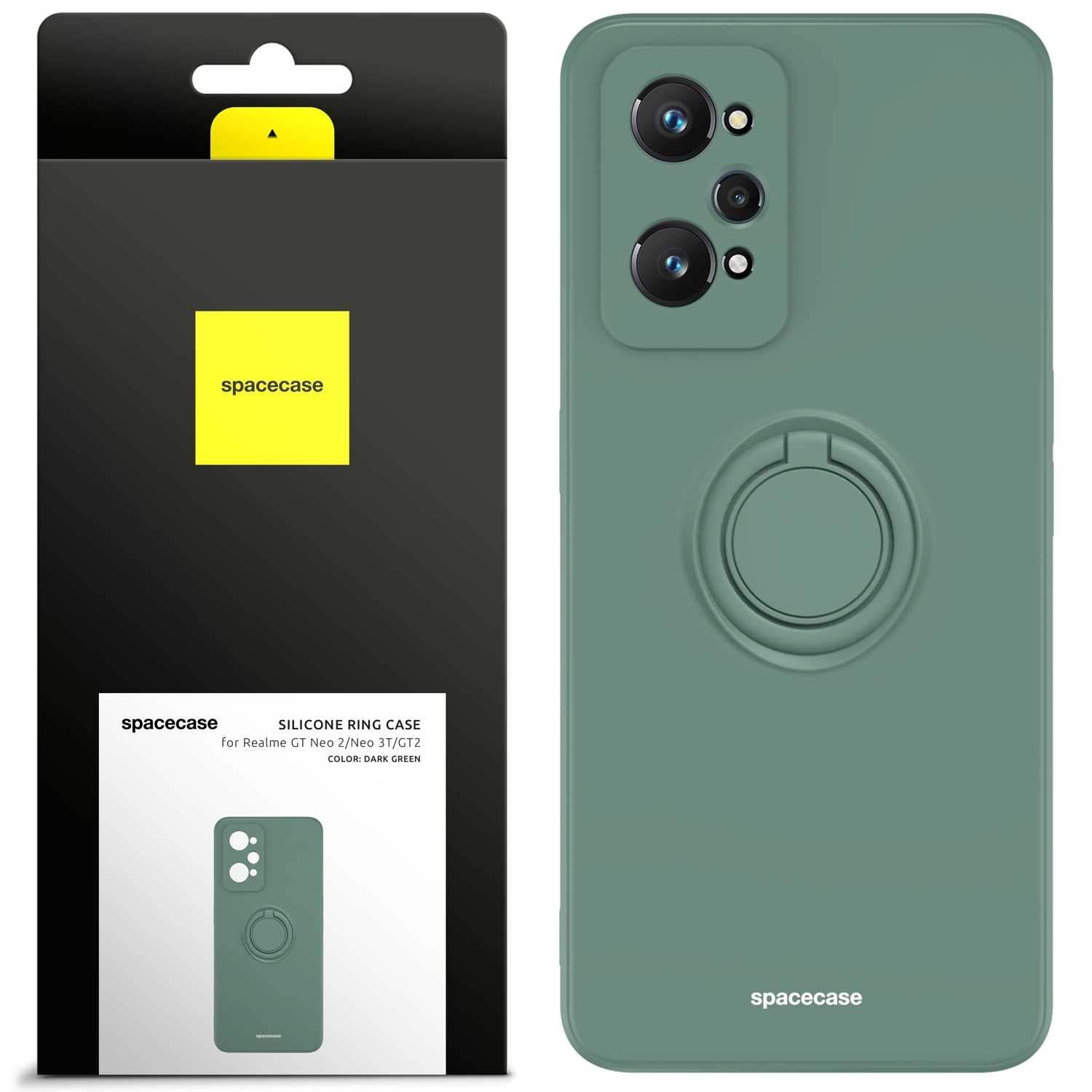 Spacecase Silicone Ring Realme GT Neo 2/Neo 3T/GT2 green