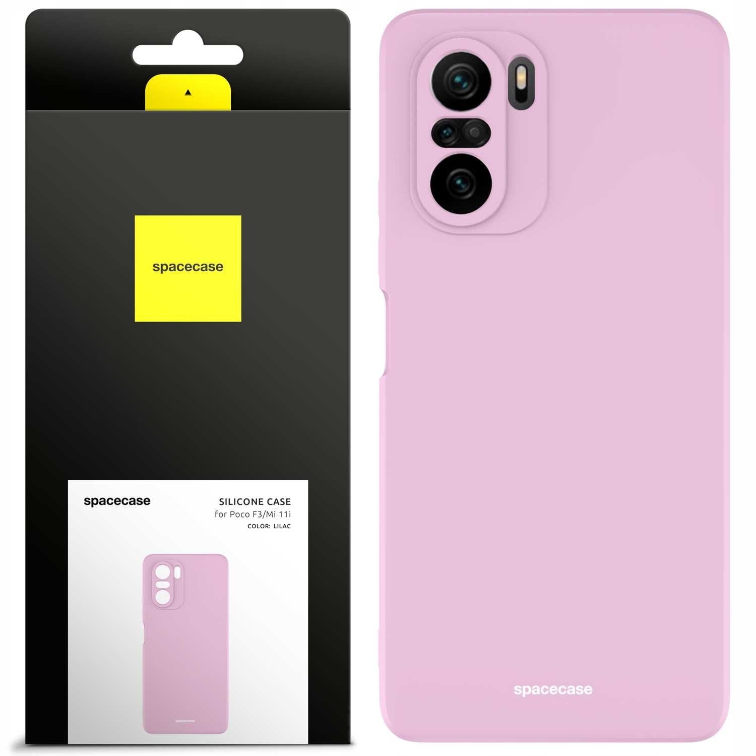 Spacecase Silicone Case Poco F3 / Mi 11i lilac