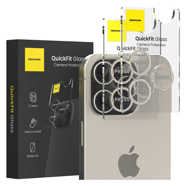Spacecase QuickFit Camera iPhone 15 Pro/15 Pro Max titanium