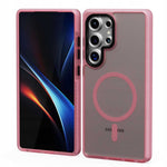 Spacecase Hybrid Fusion Mag Galaxy S25 Ultra pink