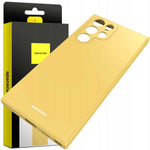 Spacecase Silicone Case Galaxy S22 Ultra yellow