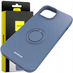 Spacecase Silicone Ring iPhone 15 blue