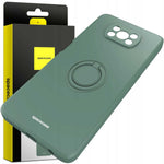 Spacecase Silicone Ring Poco X3 Pro/NFC dark green