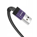 Spacecase USB-C Cable 1M 3A purple