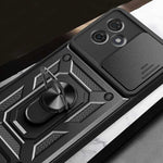 Spacecase Camring Motorola Moto G54 black
