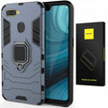 Spacecase X-Ring Oppo A12 niebieski
