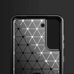 Spacecase Carbon Galaxy S21 FE czarny