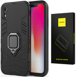 Spacecase X-Ring iPhone XR czarny
