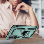 Spacecase Ring NX Galaxy S22 zielony