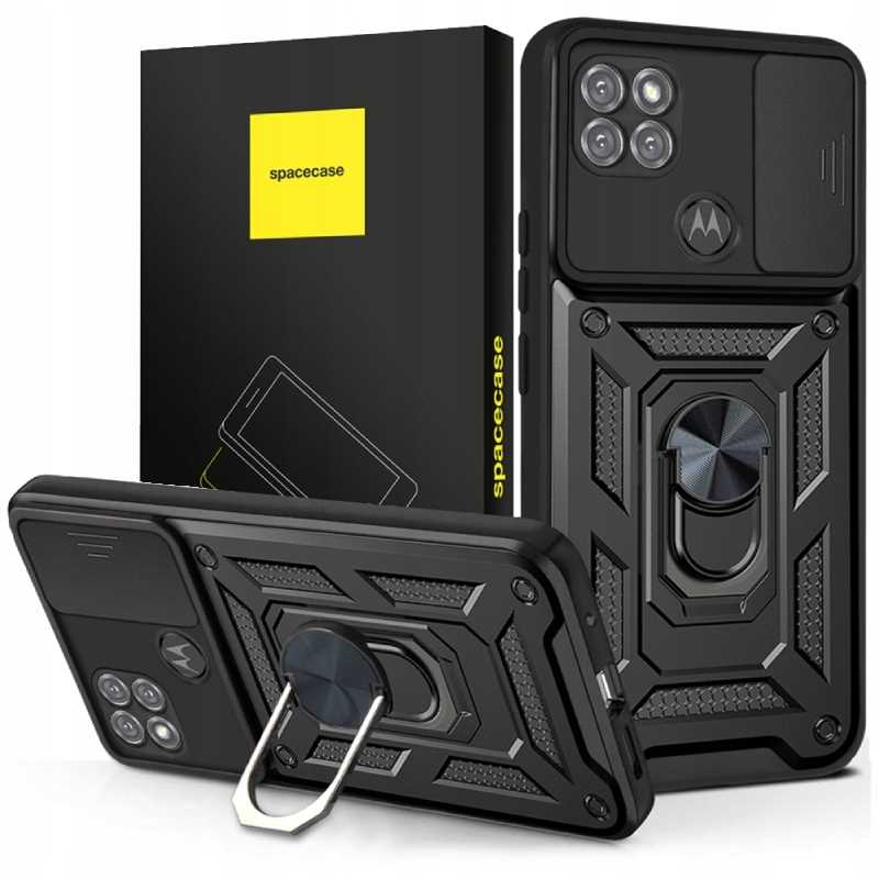 Spacecase Camring Moto G9 Power black