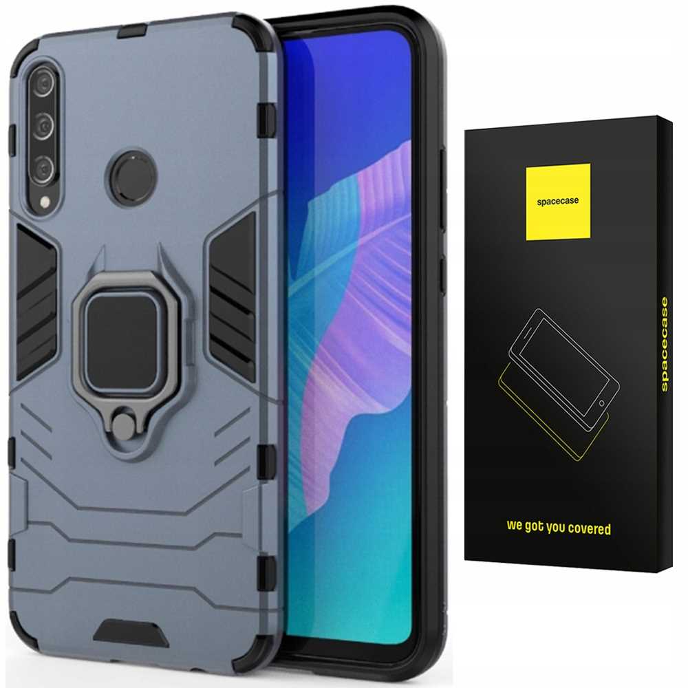 Spacecase X-Ring Huawei P40 Lite E niebieski
