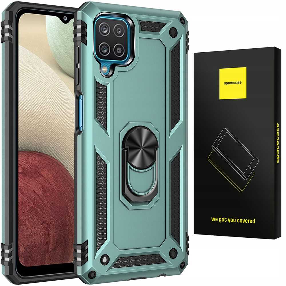 Spacecase Ring NX Galaxy A12 zielony