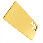 Spacecase Silicone Case Galaxy S22 Ultra yellow