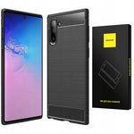 Spacecase Carbon Galaxy Note 10 czarny