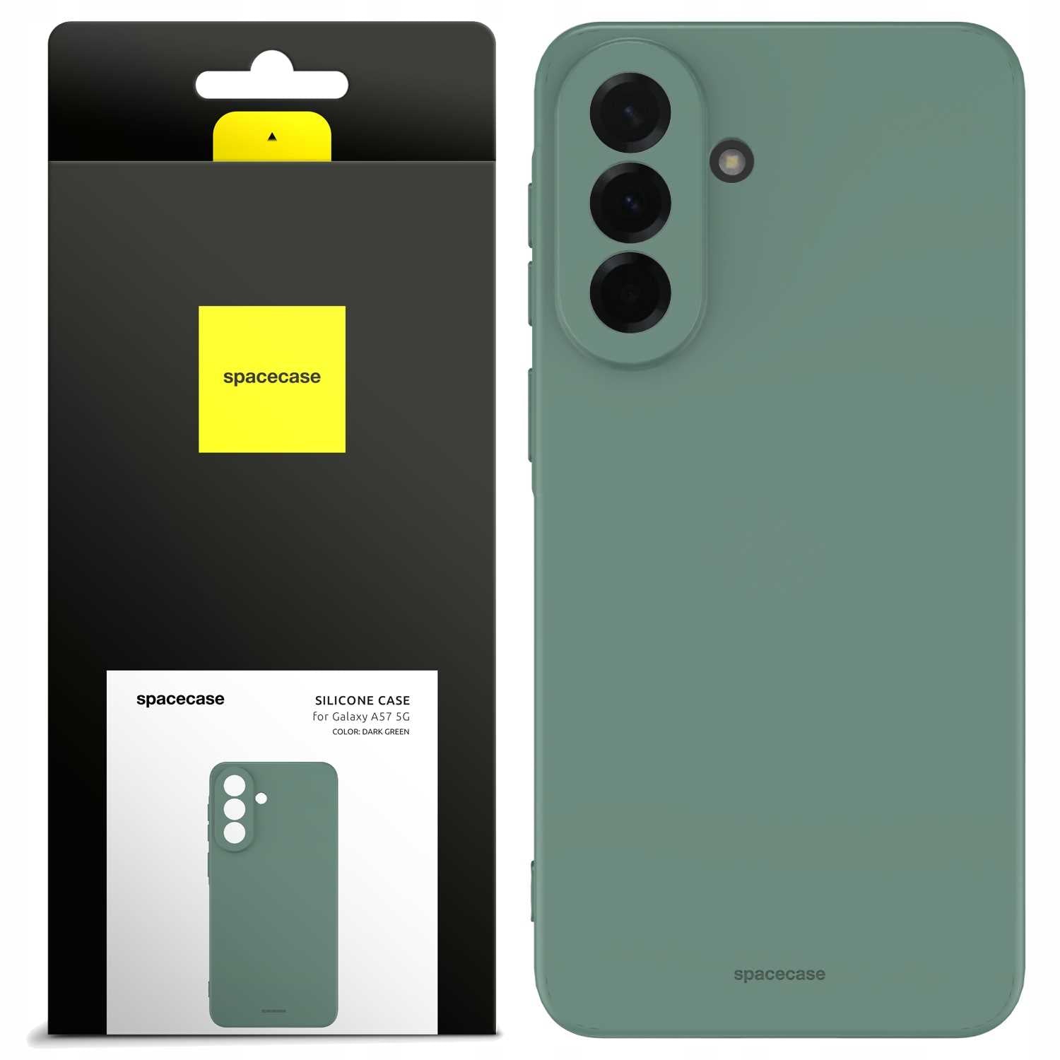Spacecase Silicone Case 2.0 Galaxy A57 5G dark green