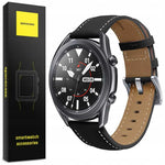 Spacecase Leather Strap 20 mm black