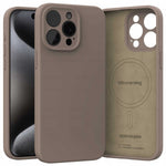 Spacecase Silicone Mag iPhone 15 Pro Max brown