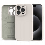 Spacecase Silicone Mag iPhone 15 Pro stone